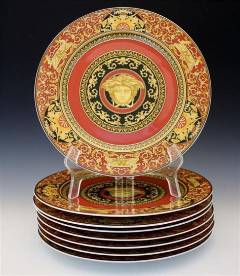 versace inspired plate set|rosenthal Versace pic high quality.